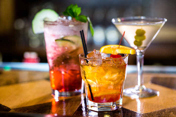 Drinks from the licensed bar at Bowland Salisbury